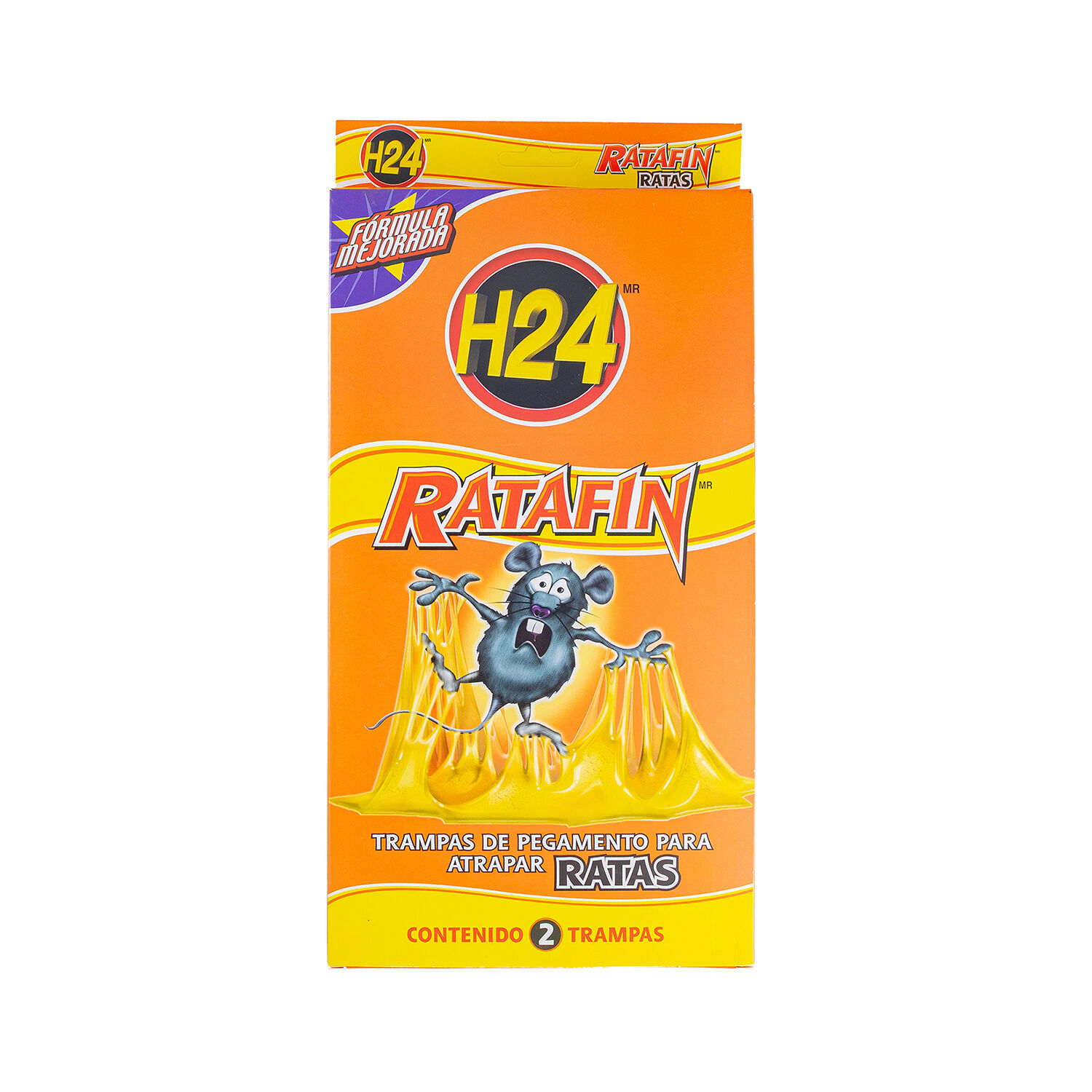 Rodenticida Ratafin Trampas P/ratas H 24 2.0 Pza