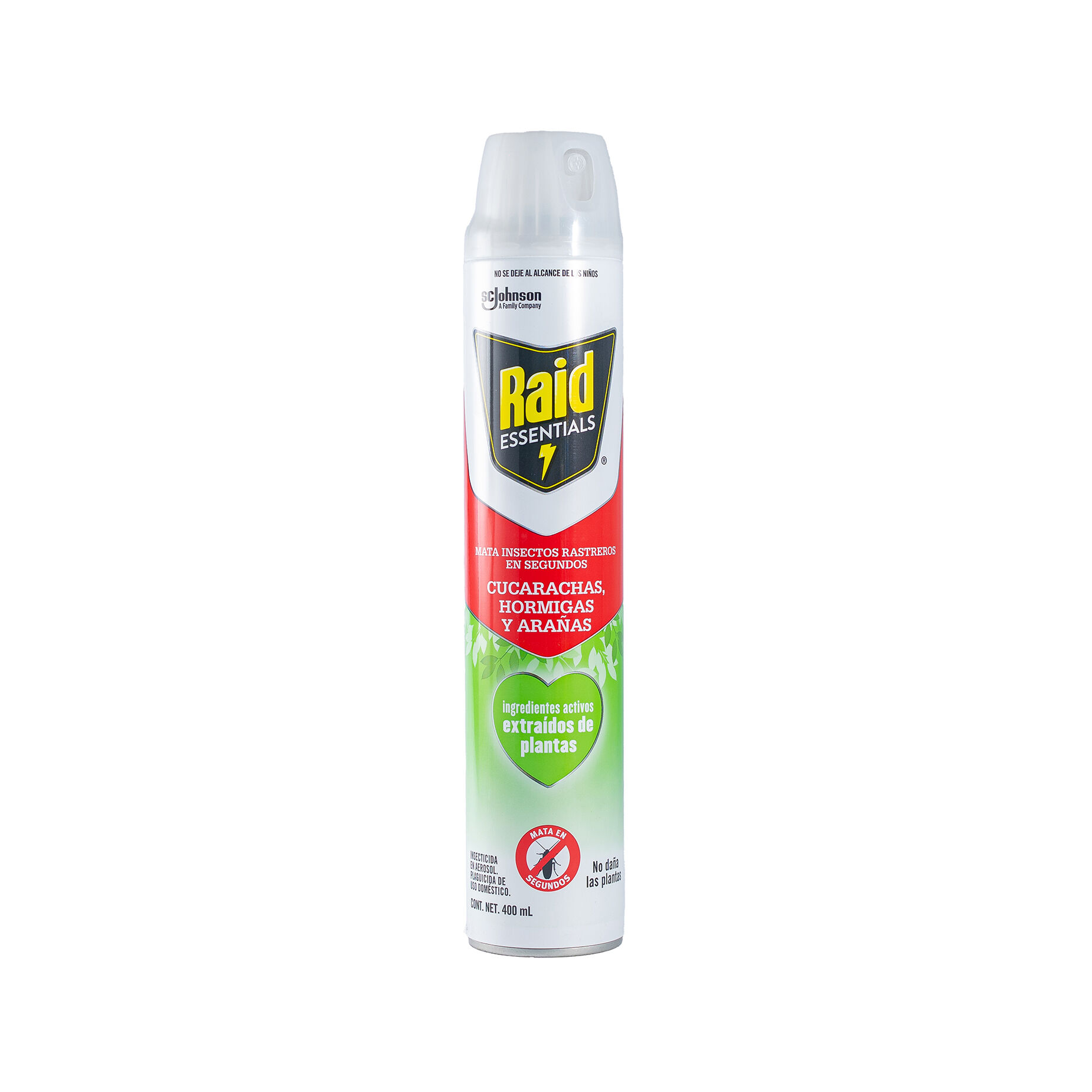 Insecticida En Aerosol Insectos Rastreros Raid 400.0 Ml