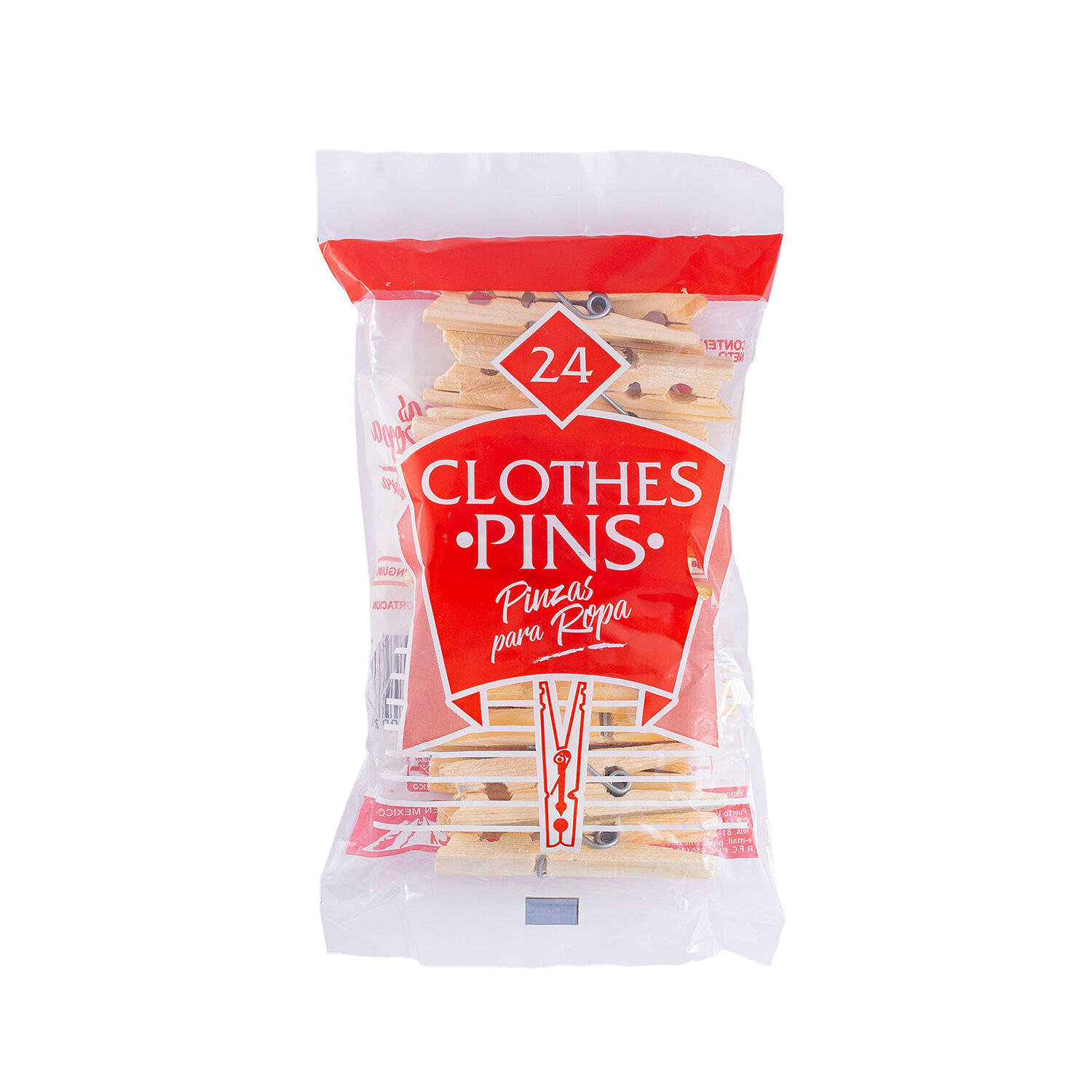 Pinzas Madera Pimex 24.0 Pza
