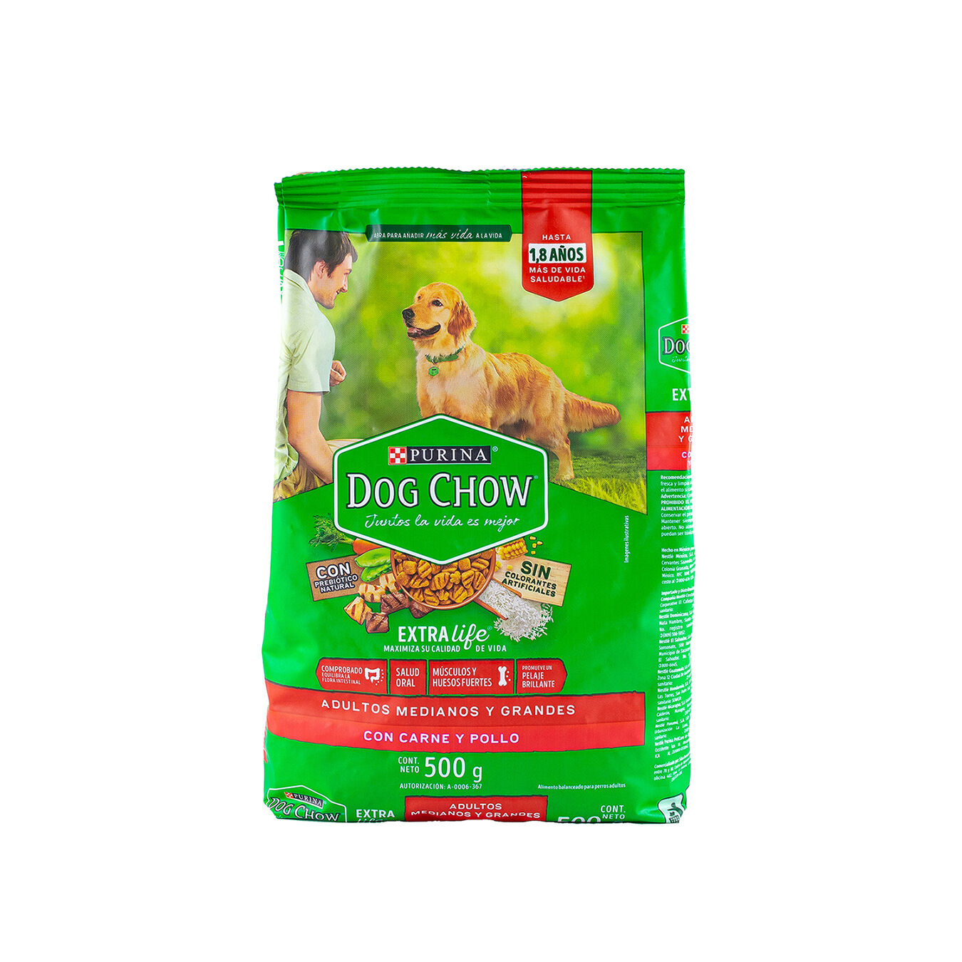 Comida P/perro Adulto Dog Chow 500 G