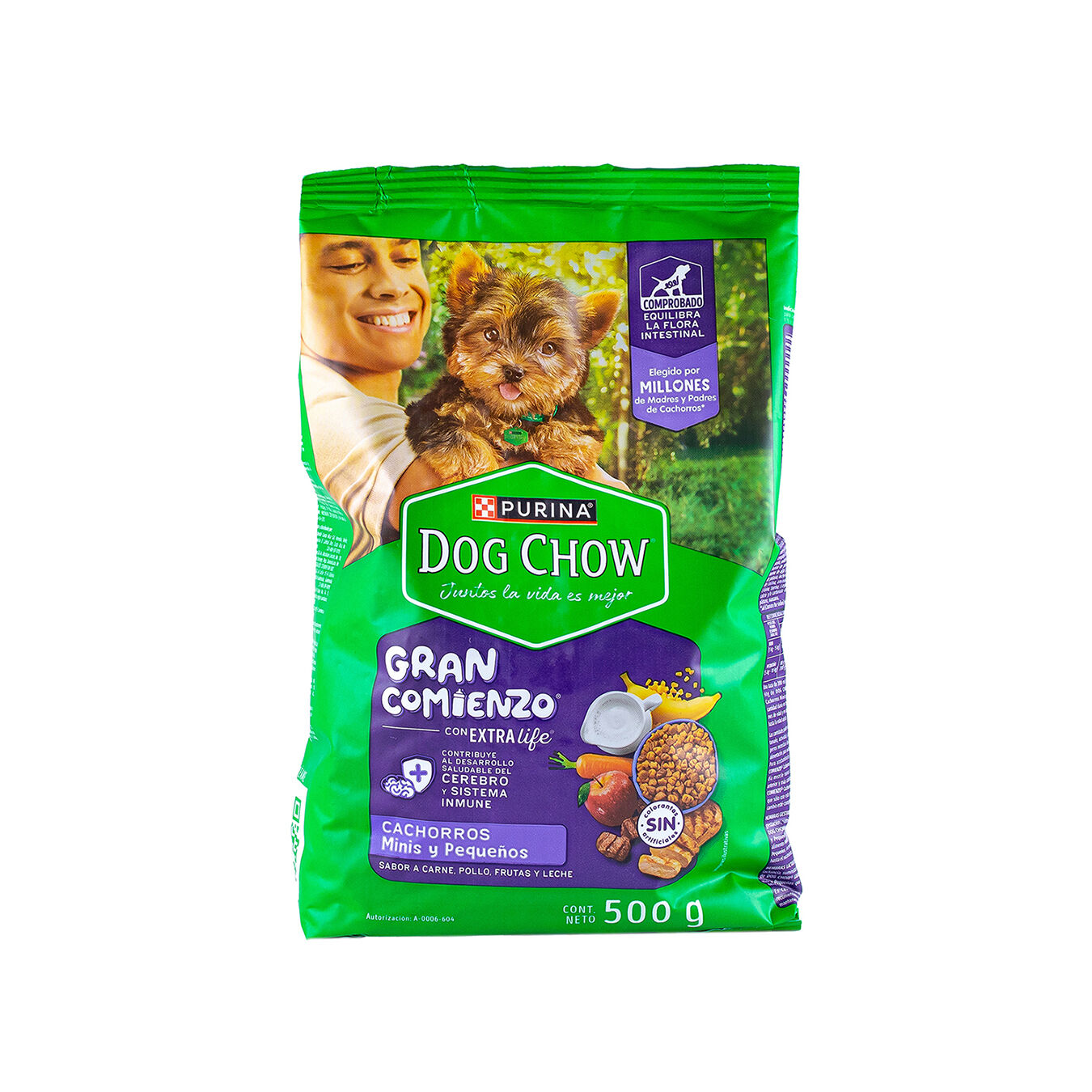 Comida P/cachorros Minis Dog Chow 500 G