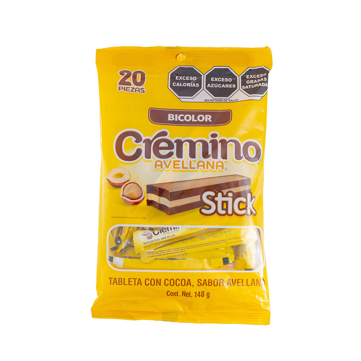 Chocolate Cremino Bicolor Blister Cremino 140.0 Gr
