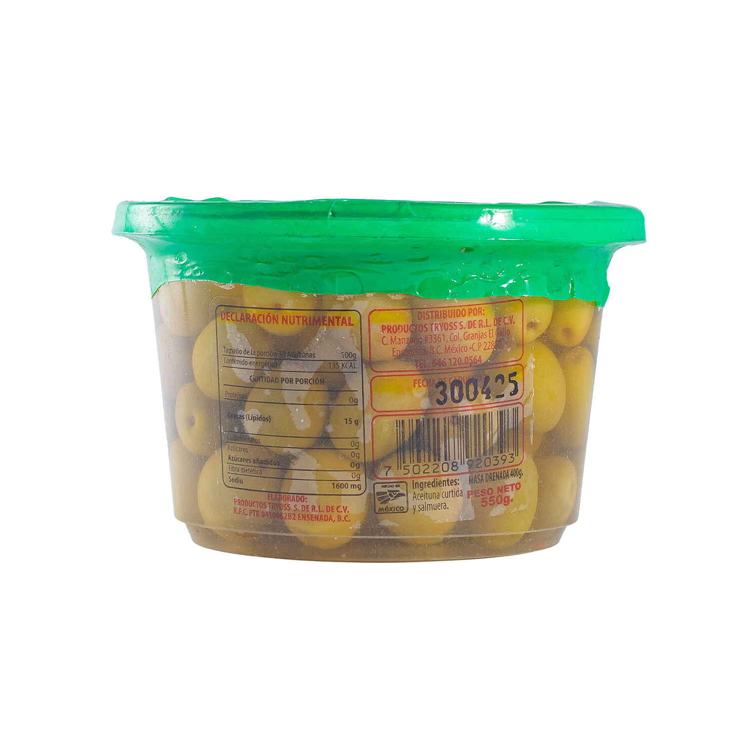 Aceituna Tryoss 500.0 Gr