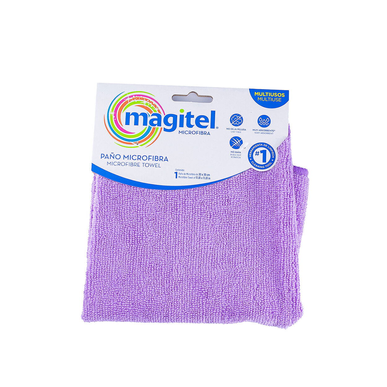 Paño De Microfibra Para Todos Los Usos Magitel 1.0 Pza