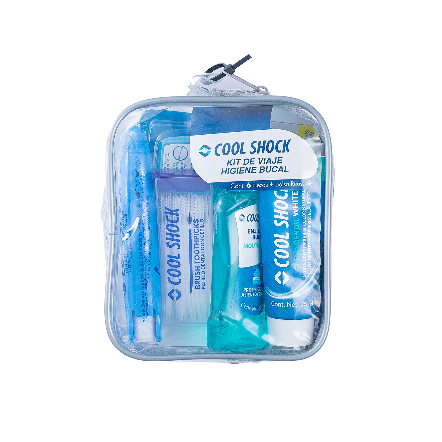 Kit Viaje Cuidado Bucal Mini Ones 6.0 Pza