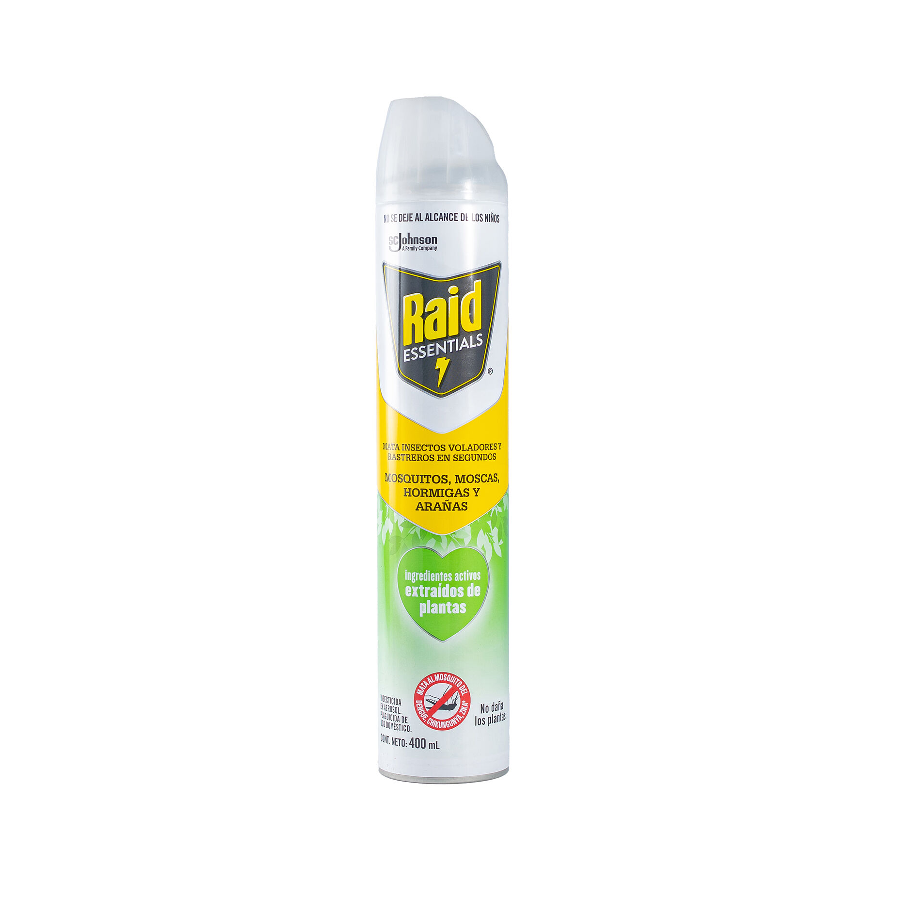 Insecticida En Aerosol Mata Insectos Voladores Raid 400.0