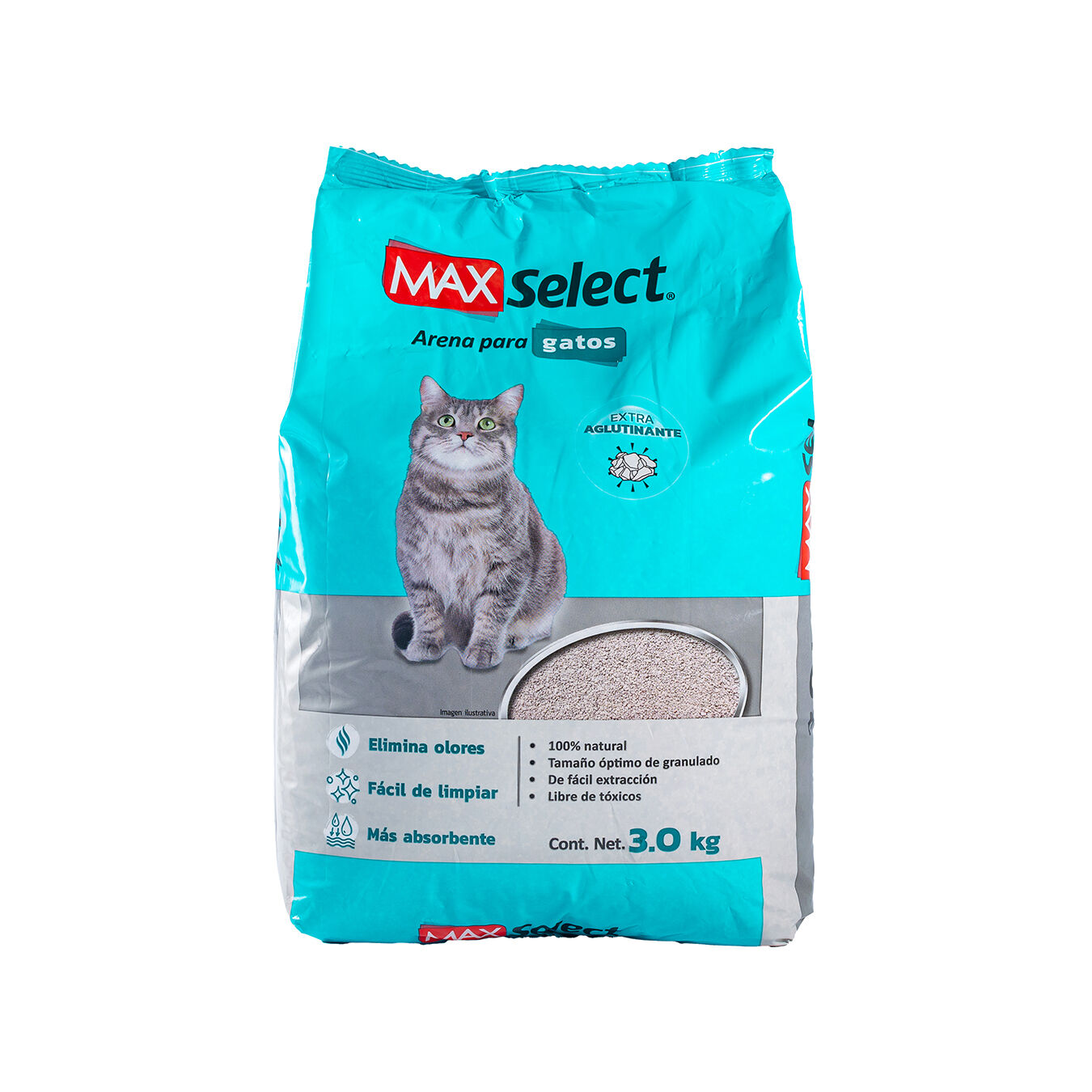 Arena Para Gato Max Select 3.0 Kg