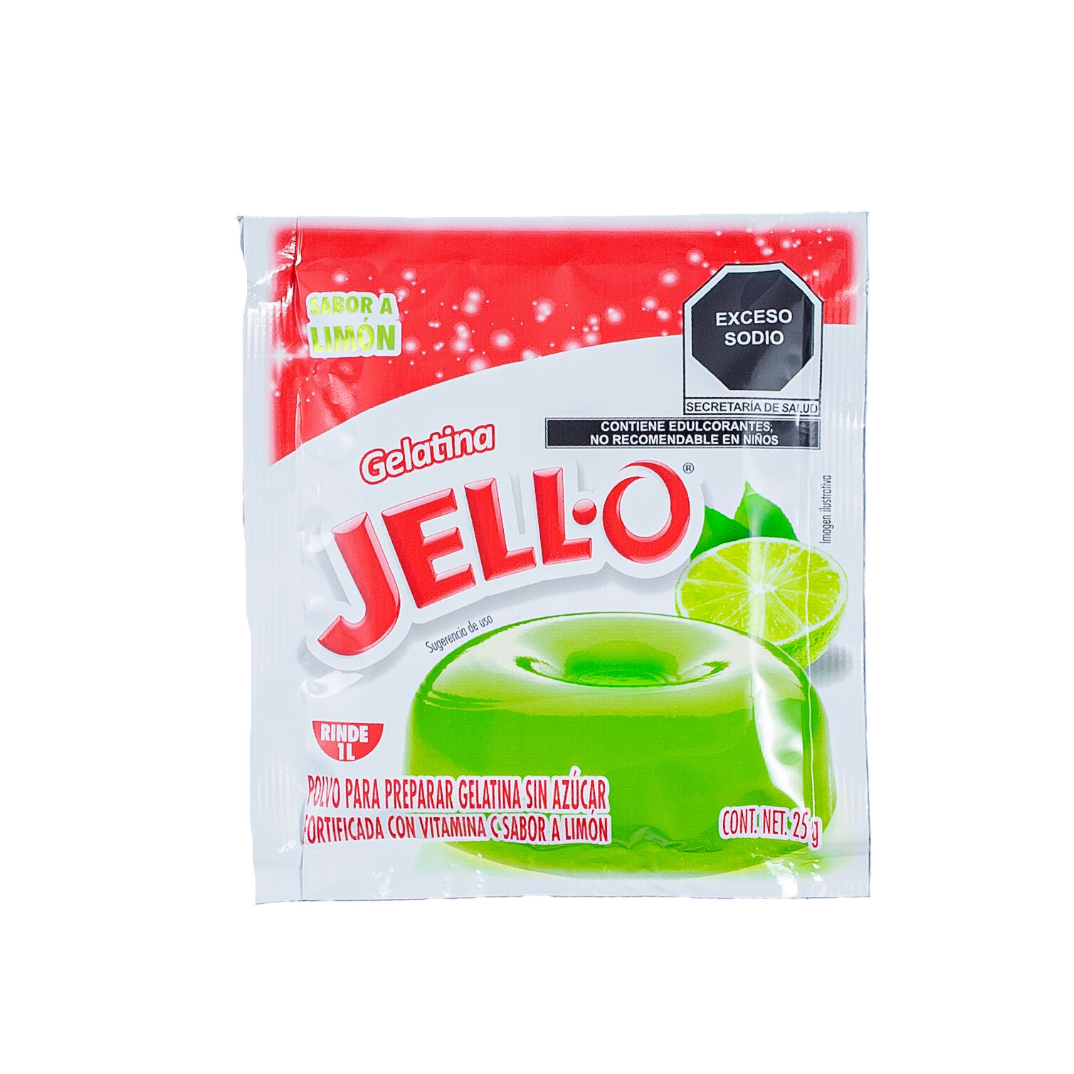 Gelatina Limon Jell O 25.0 Gr