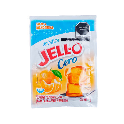 Gelatina Light Mandarina Jello 25gr