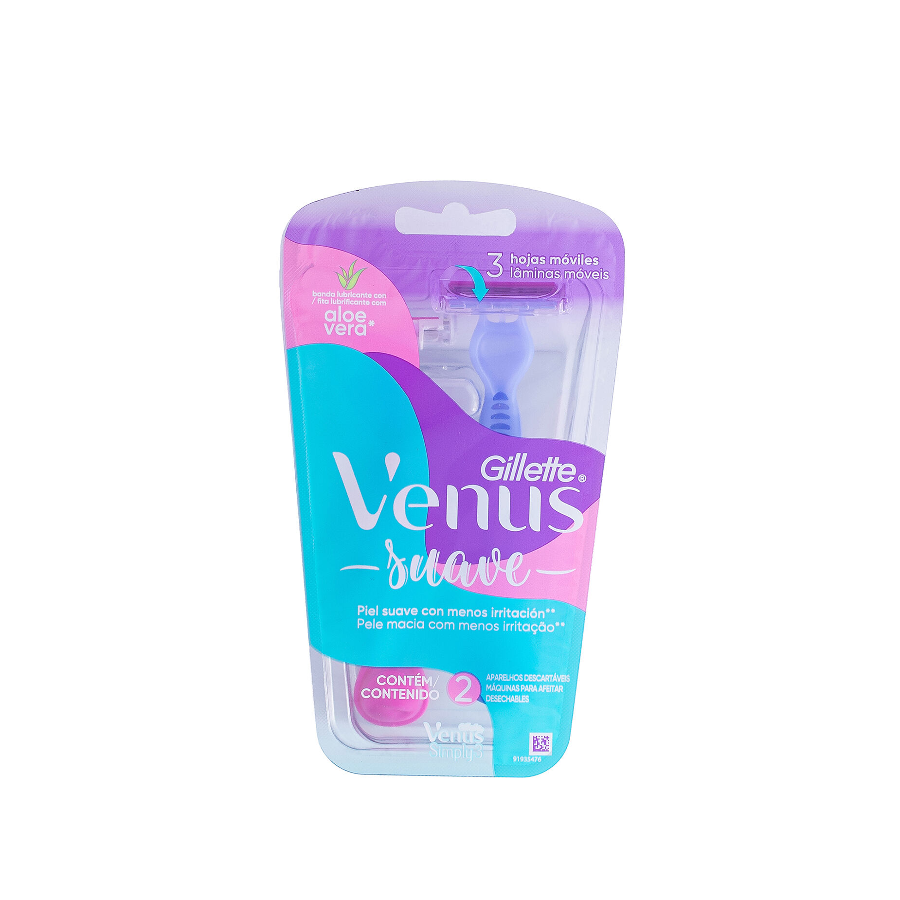 Rastrillo Desechable Simply Venus 2.0 Pza