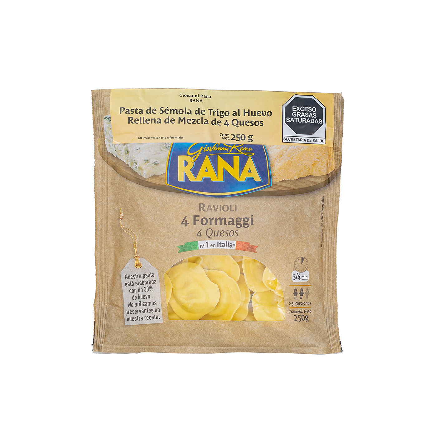 Pasta 4 Quesos Rana 250.0 Gr