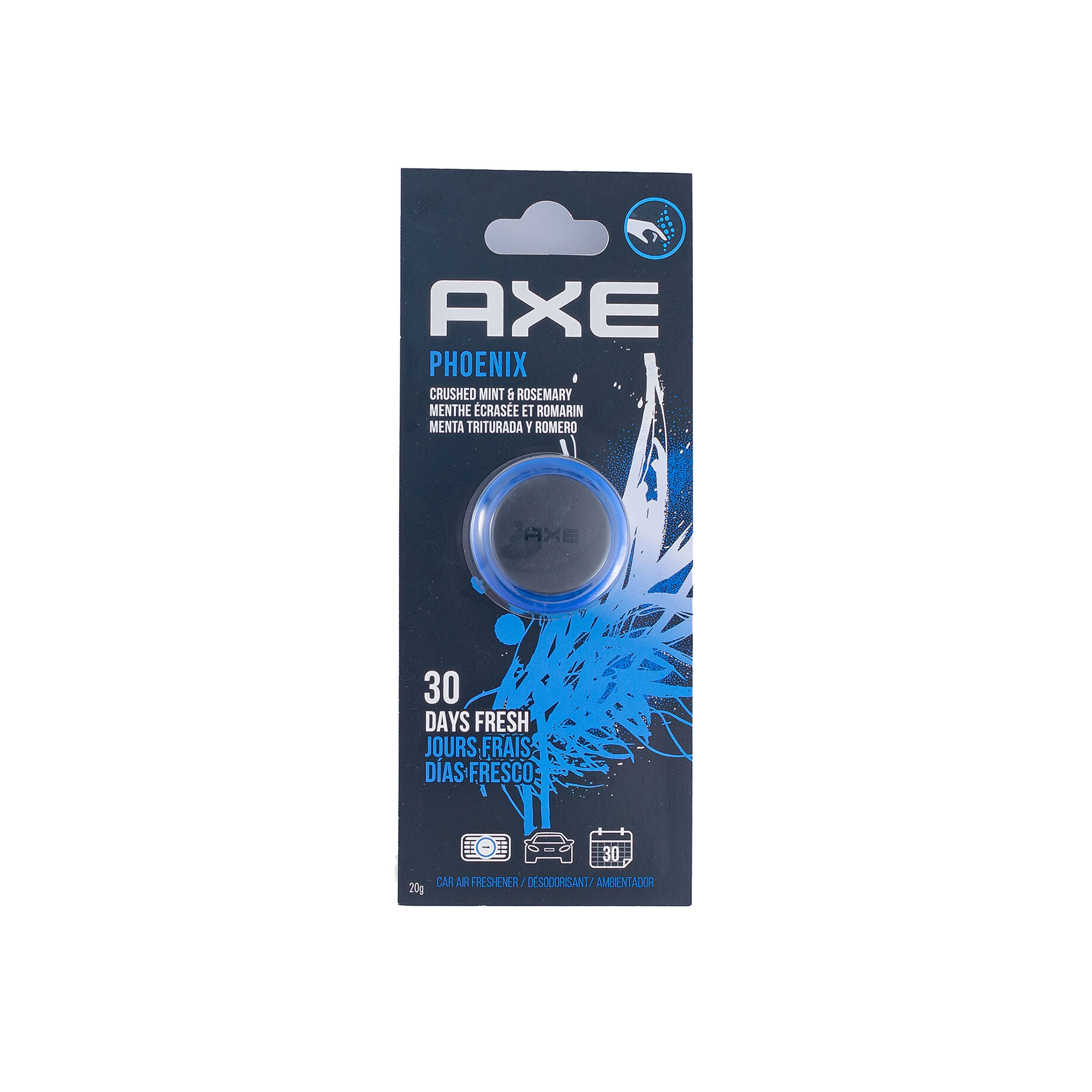 Aromatizante Clip Mini Phoenix 20gr Axe 1.0 Pza