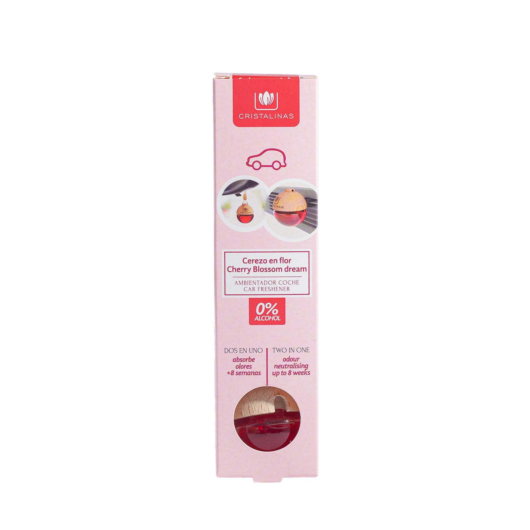 Aromatizante Coche Folding Cerezo Cristalinas 1.0 Pza
