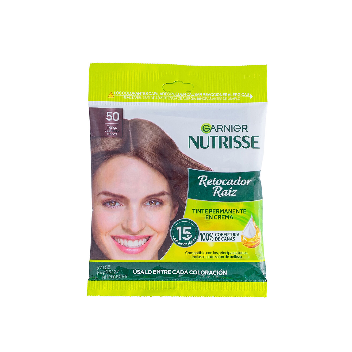 Retocador Raiz 5 Tonos Castaño Claro Nutrisse 1.0 Pza
