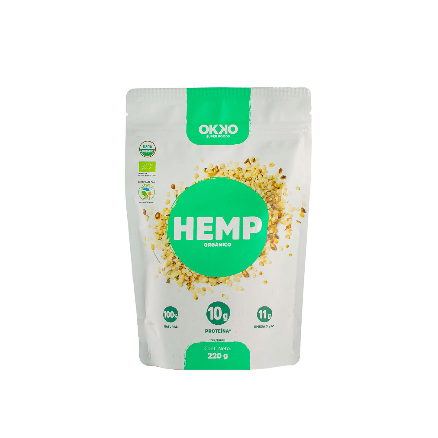 Hemp Semilla Cañamo Pelado Okko 220.0 Gr