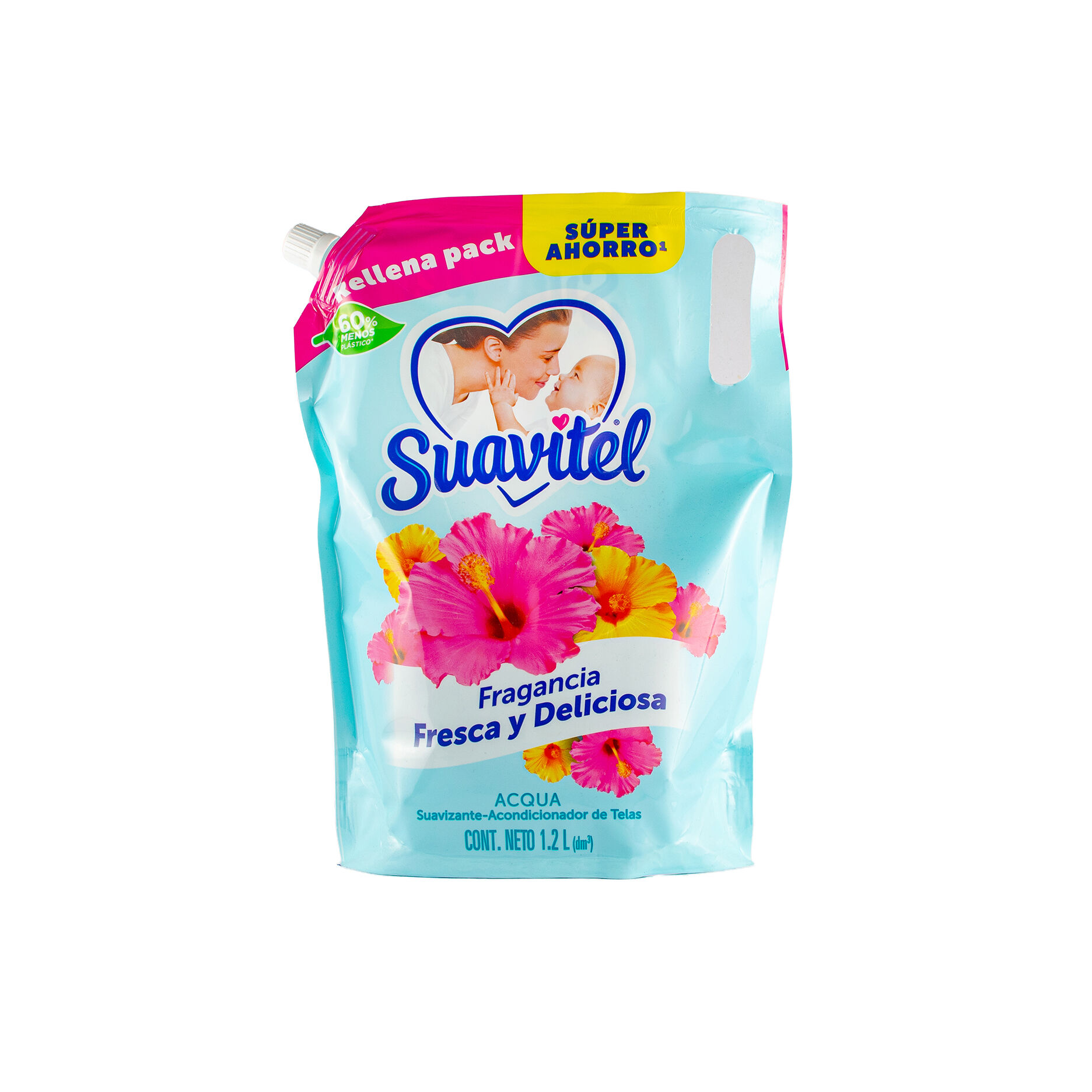 Suavizante Cuidado Diario Aqua Suavitel 1.2 Lt