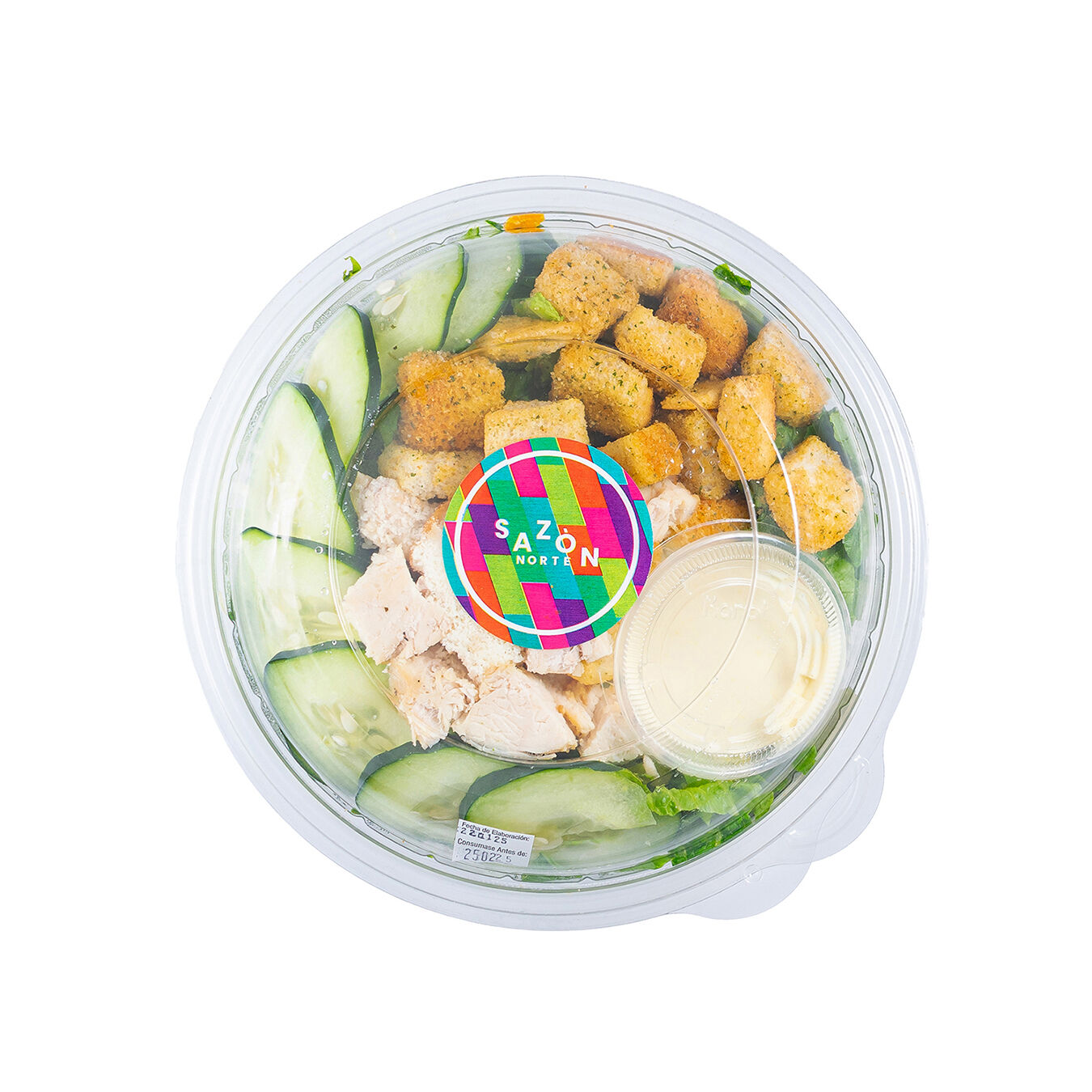 Ensalada Cesar Con Pollo Sazon Norte 1.0 Pza