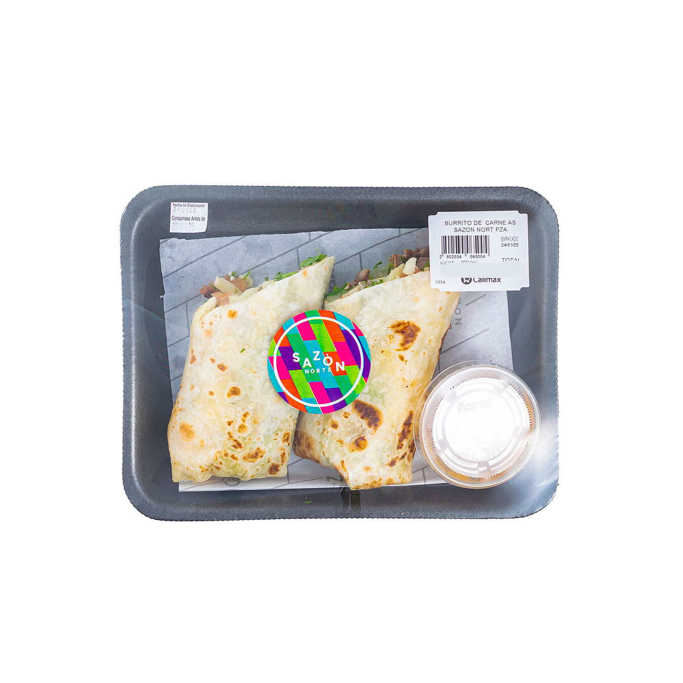 Burrito De Carne Asada Sazon Norte 1.0 Pza