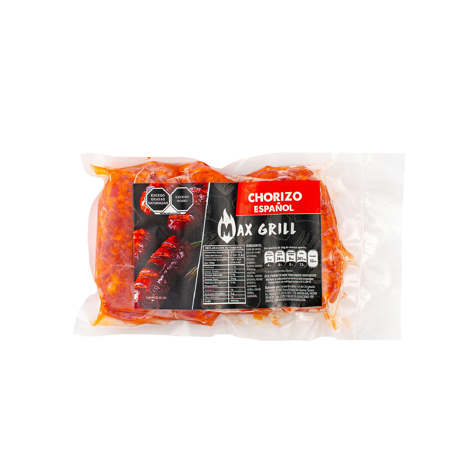 Chorizo Espanol Max Grill 550.0 Gr