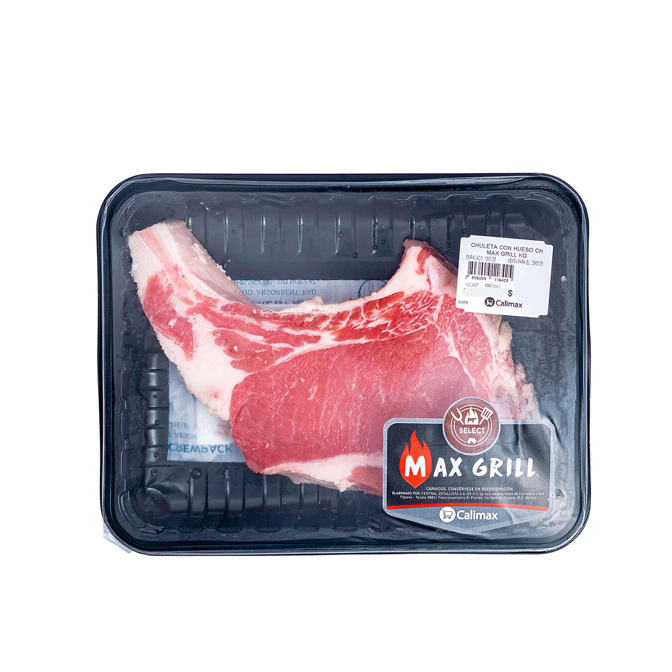 Chuleta Con Hueso Charola De Res Max Grill 1.0 Kg