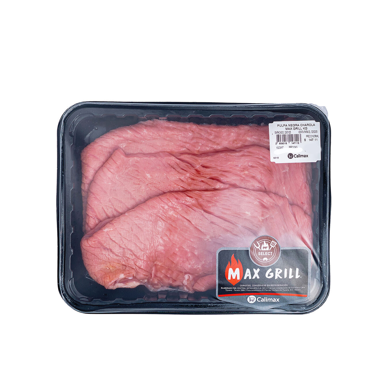 Pulpa Negra Charola Res Max Grill 1 Kg