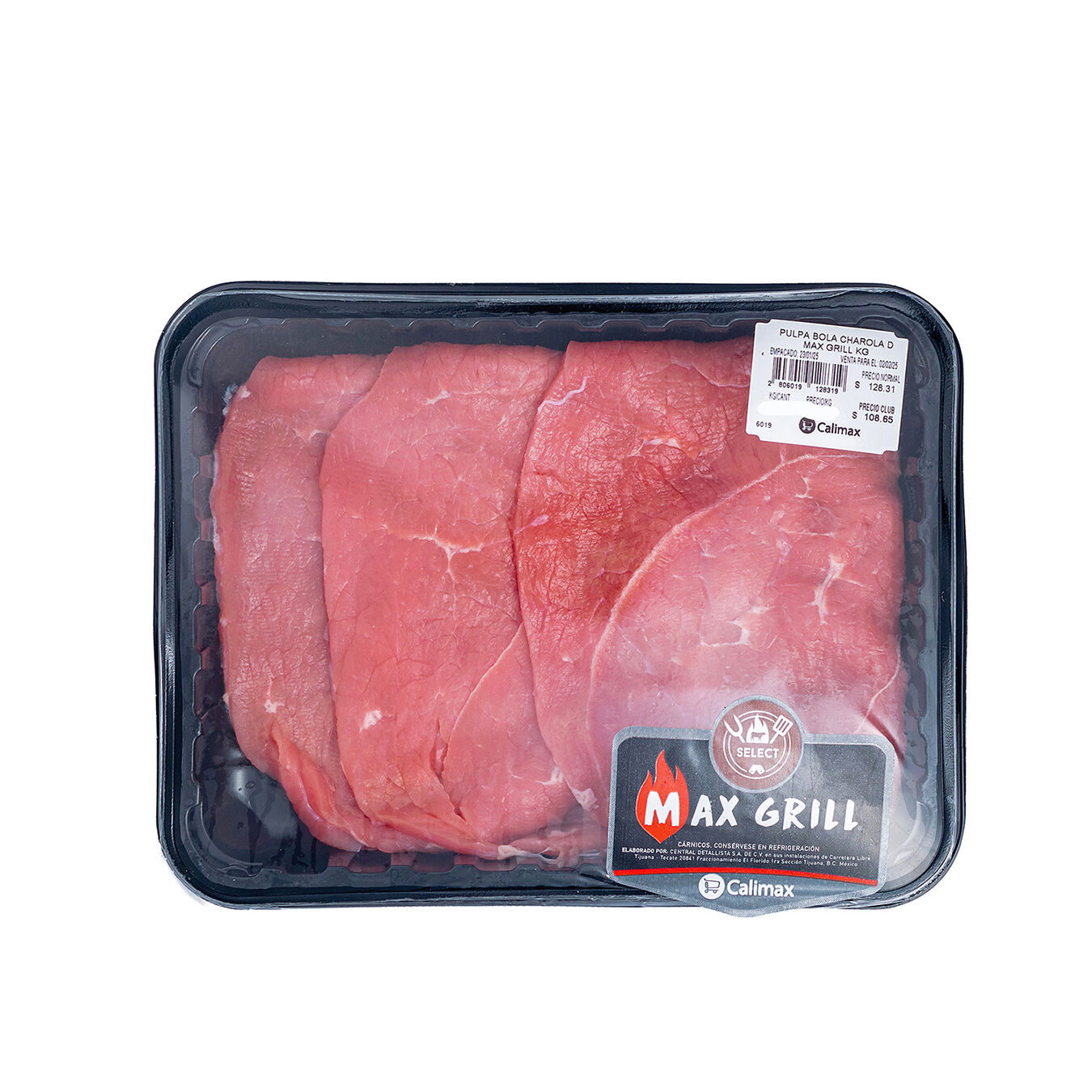 Pulpa Bola Charola De Res Max Grill 1 Kg
