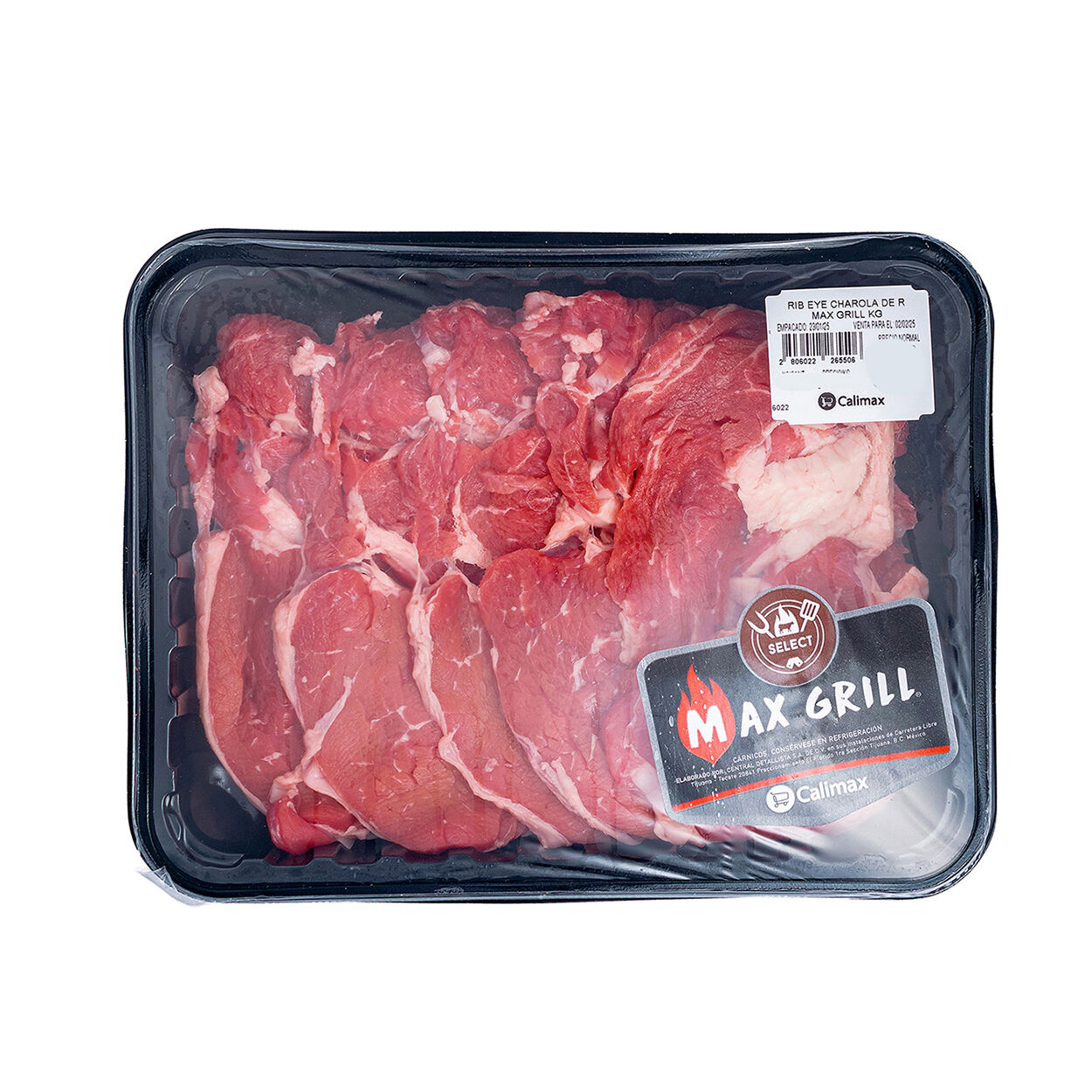 Rib Eye Charola De Res Max Grill 1.0 Kg