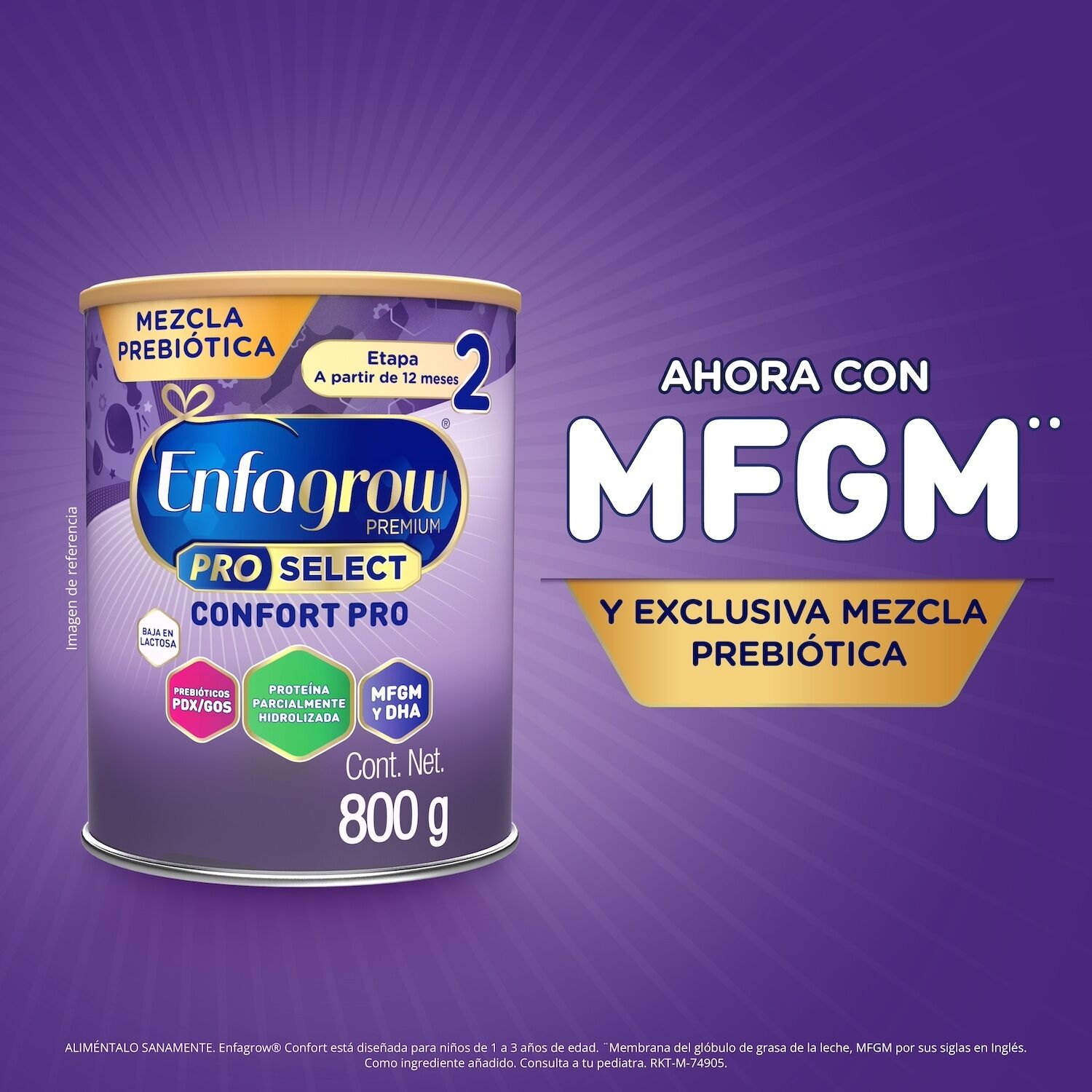 Formula Confort 2 Enfagrow 800.0 Gr
