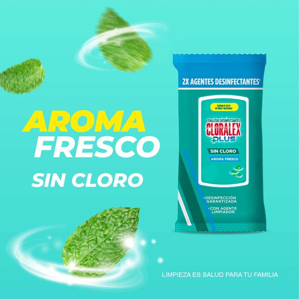 Desinfectante Toallitas Cloralex 84.0 Pza