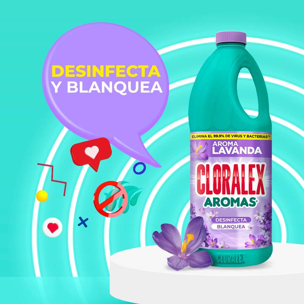 Blanqueador Aromas Lavanda Cloralex 2.0 Lt