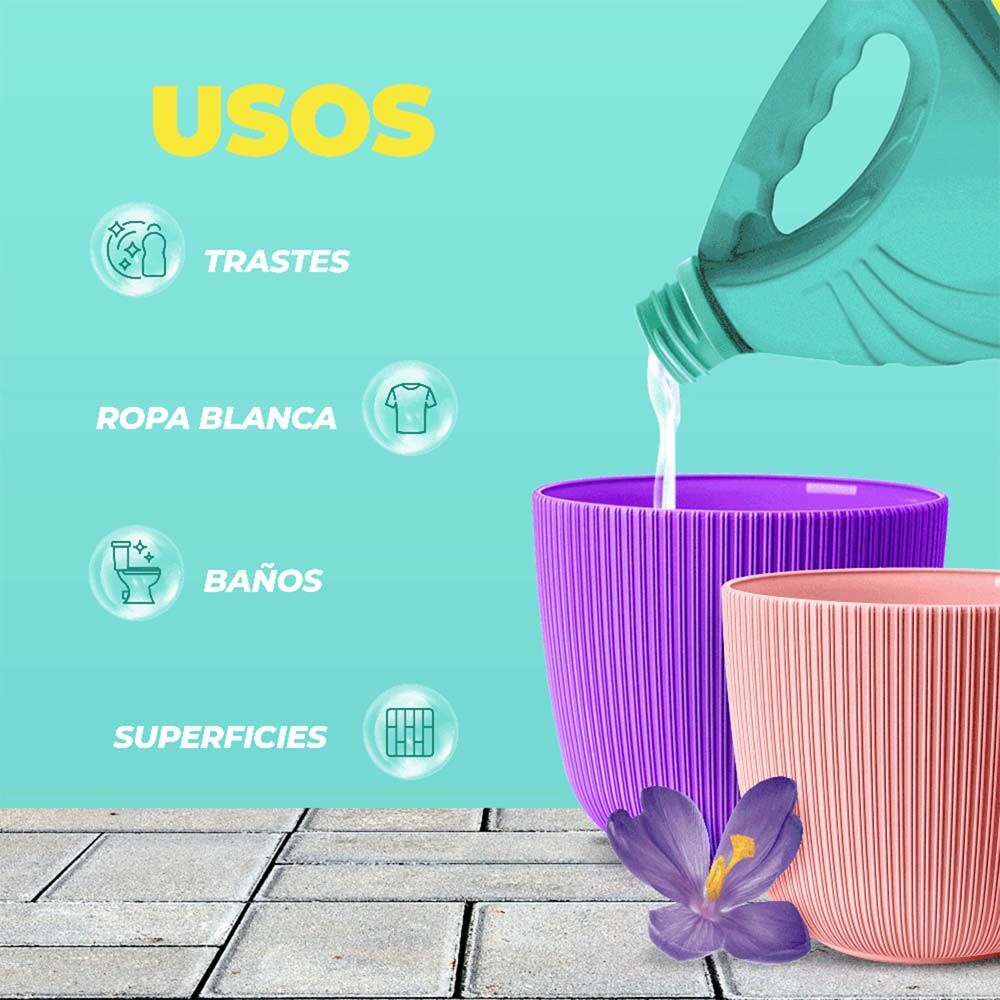 Blanqueador Aromas Lavanda Cloralex 3.75 Lt