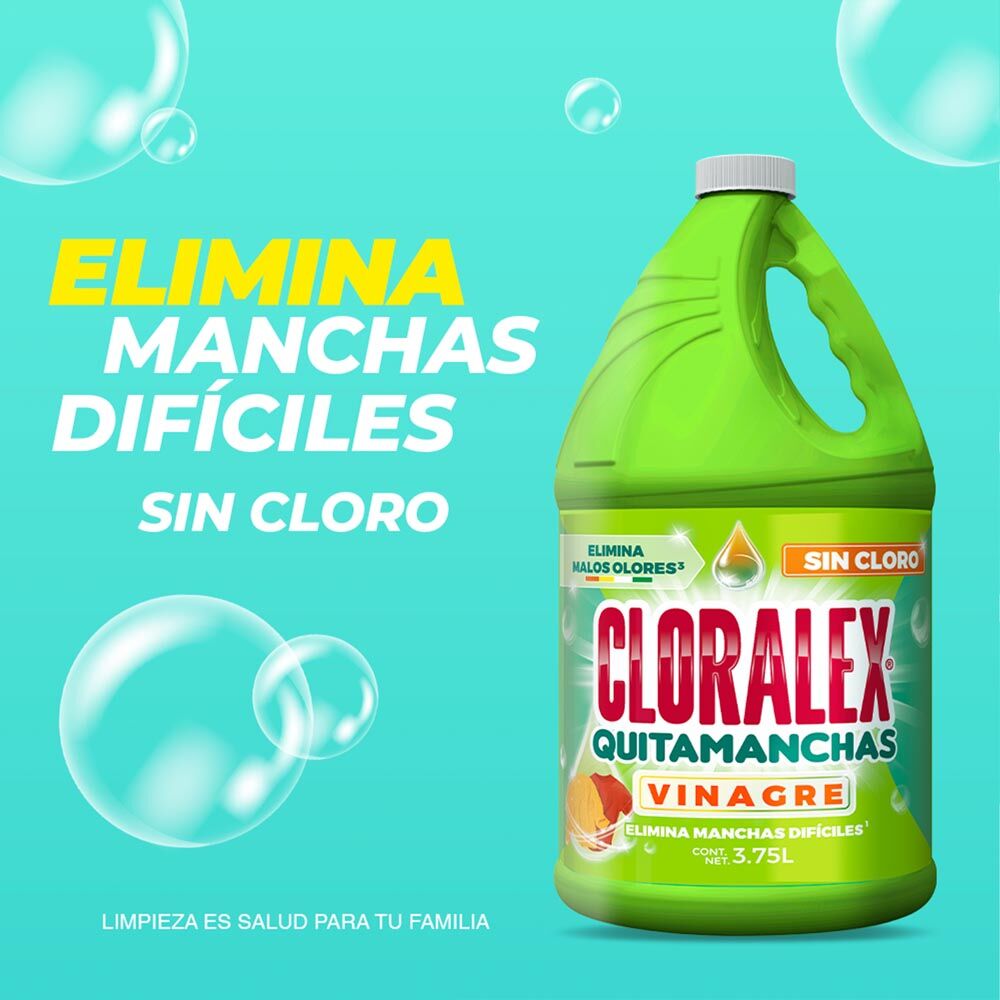 Cloro Quitamanchas Vinagre Cloralex 3.75 Lt