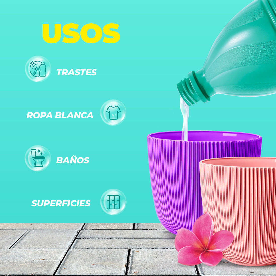 Cloro Aroma Floral Cloralex 950.0 Ml