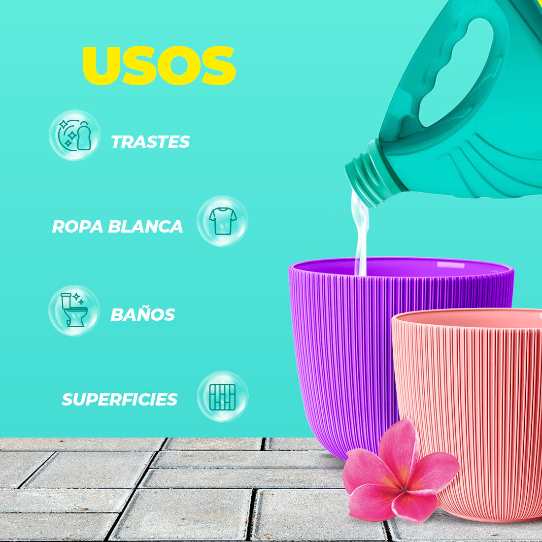 Cloro Aroma Floral Cloralex 3.75 Lt