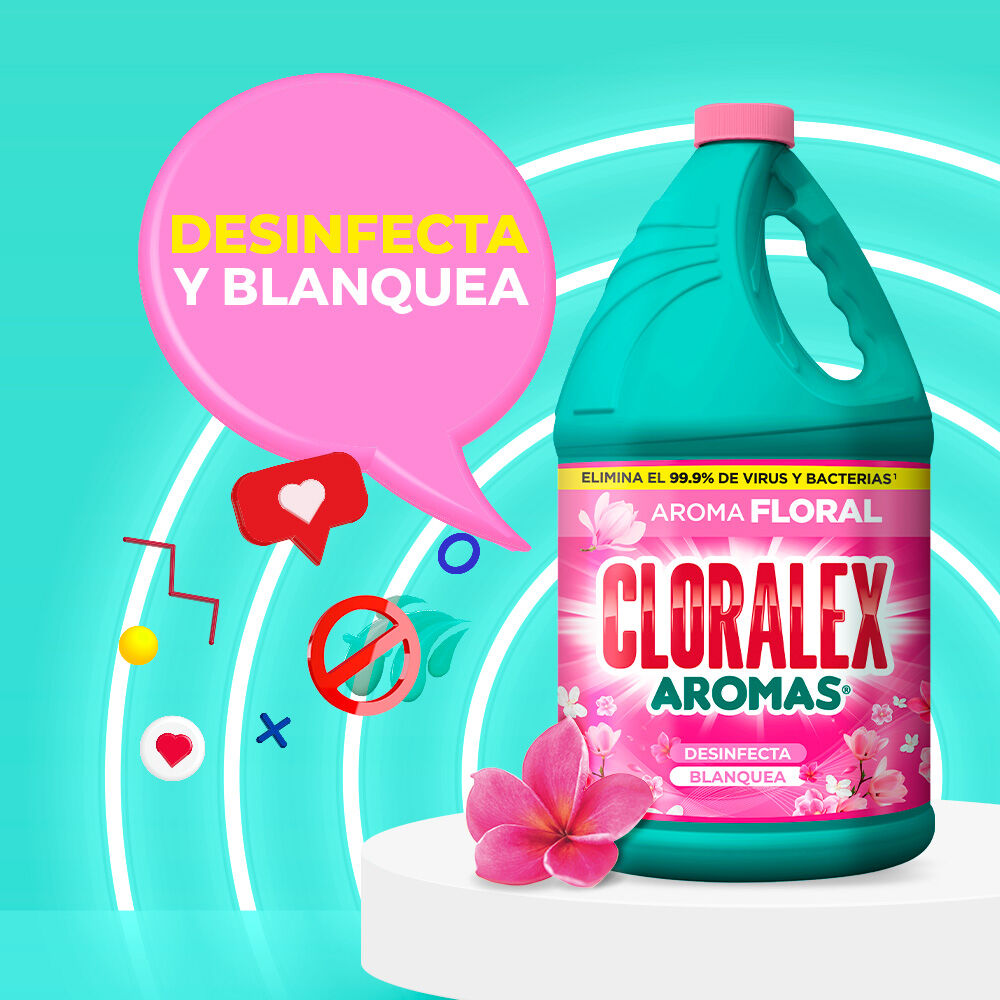 Cloro Aroma Floral Cloralex 3.75 Lt