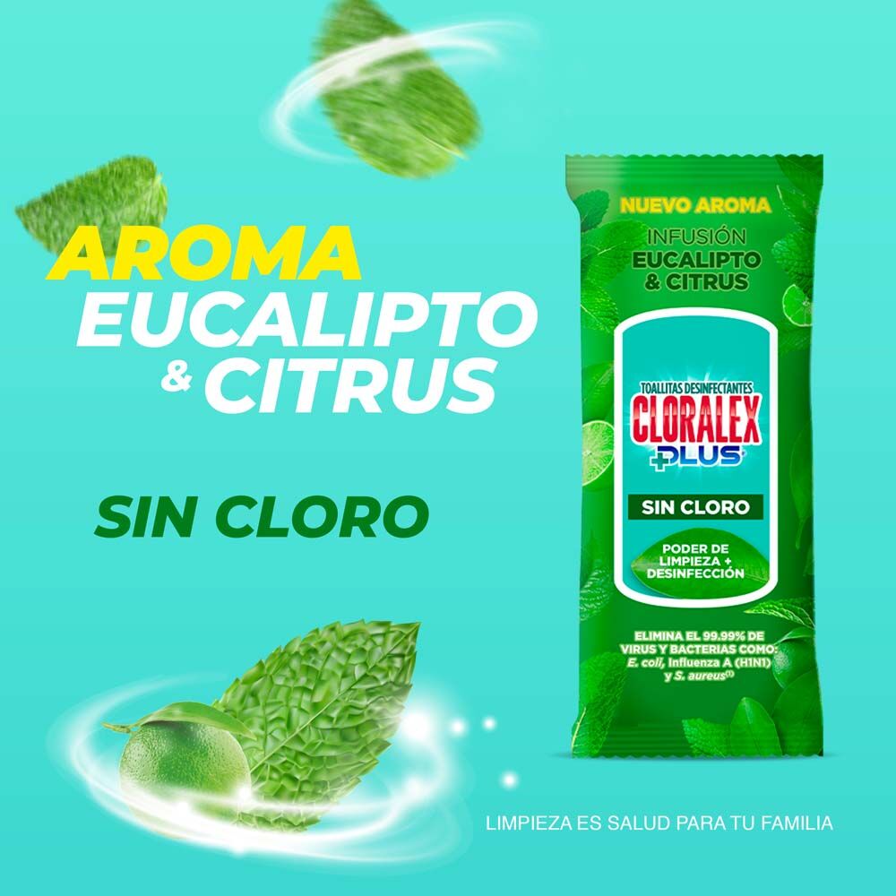 Toallitas Desinfectantes Herbal Cloralex 12.0 Pza