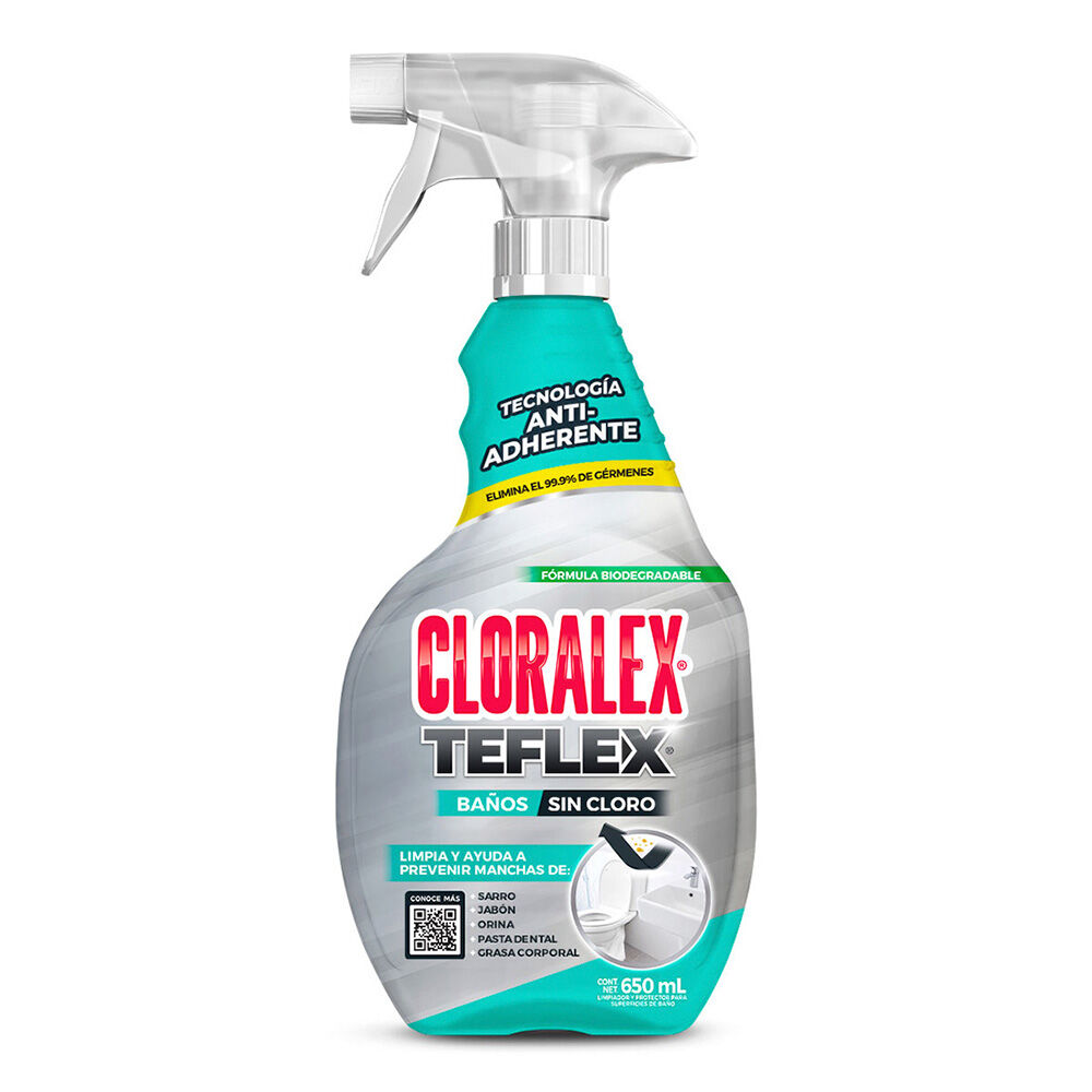 Limpiador Para Baños Teflex Sin Cloro Cloralex 650.0 M