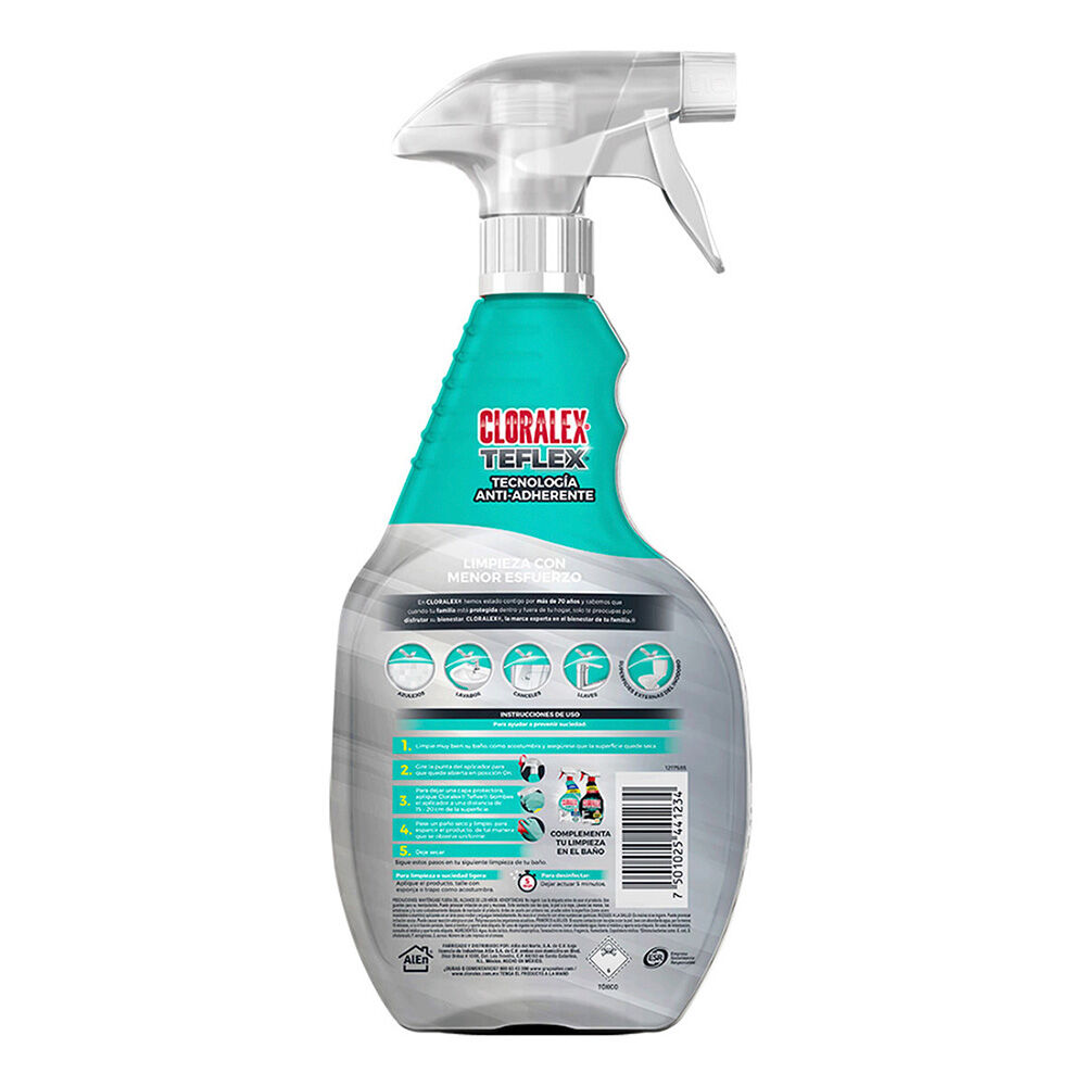 Limpiador Para Baños Teflex Sin Cloro Cloralex 650.0 M