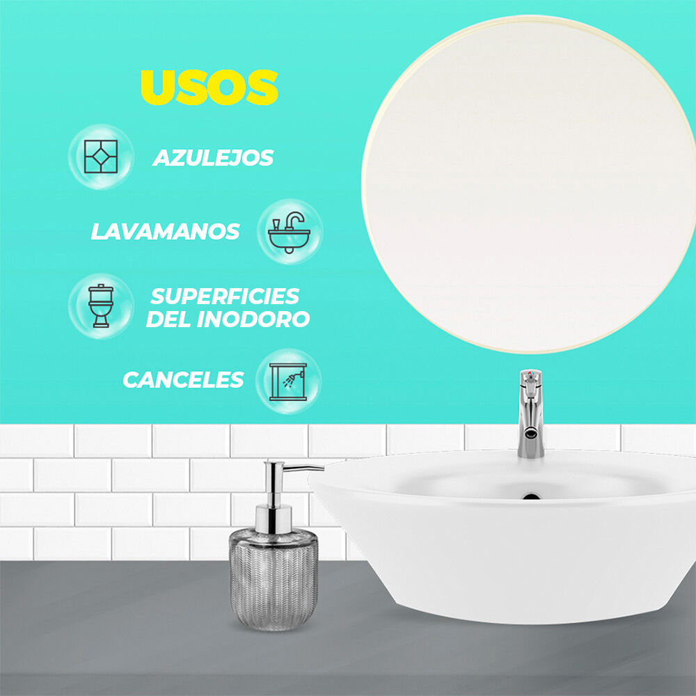 Limpiador Para Baños Teflex Sin Cloro Cloralex 650.0 M