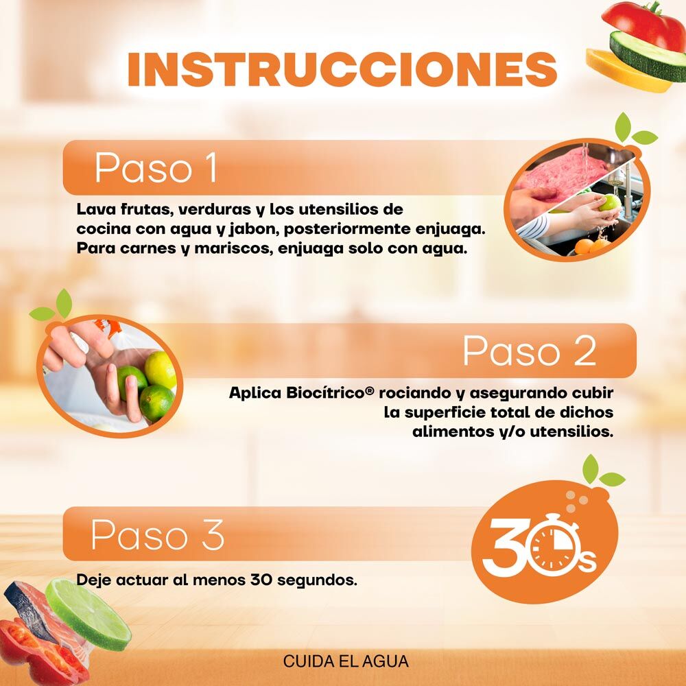Desinfectante Organico Biocitrico 250.0 Ml