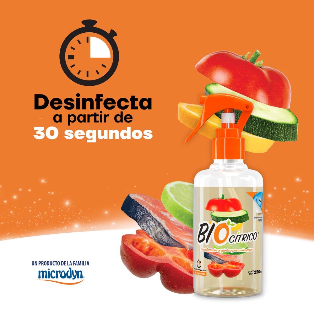 Desinfectante Organico Biocitrico 250.0 Ml