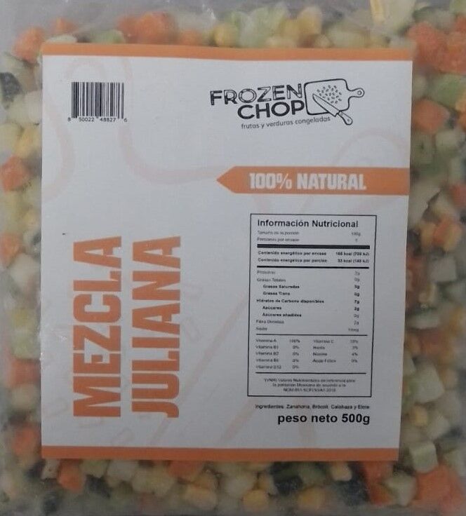Mezcla Juliana Frozen Chop 500.0 Gr