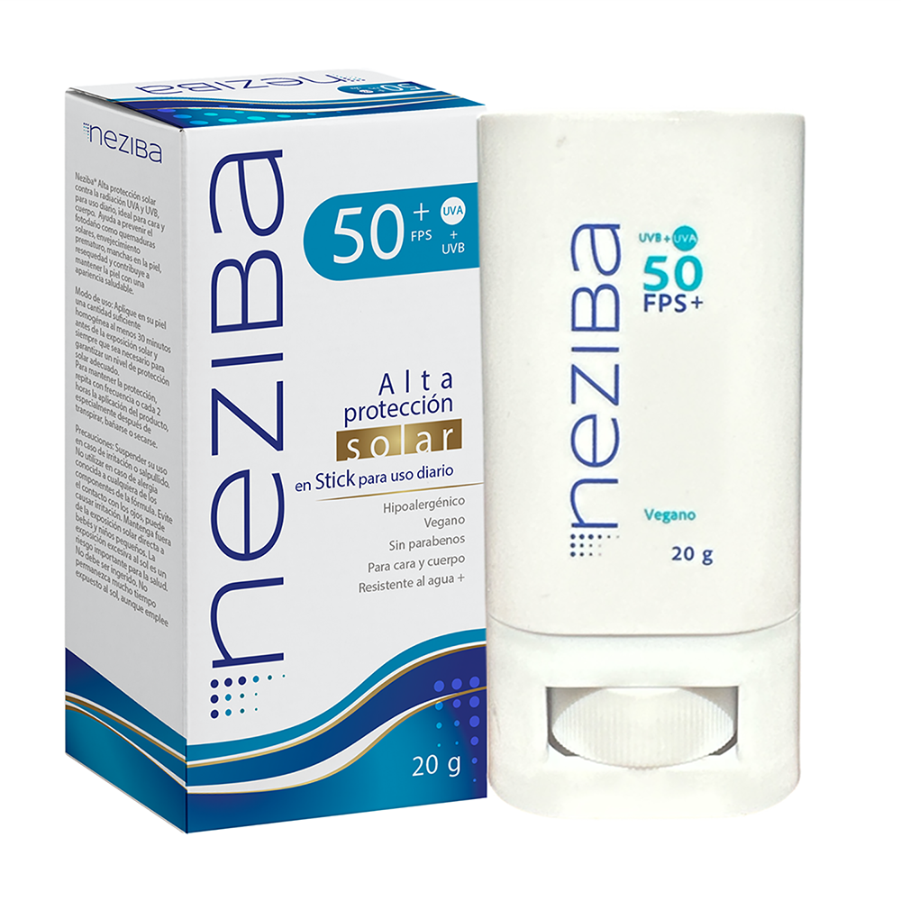Protector Solar Barra Fps 50+ Neziba 20.0 Gr