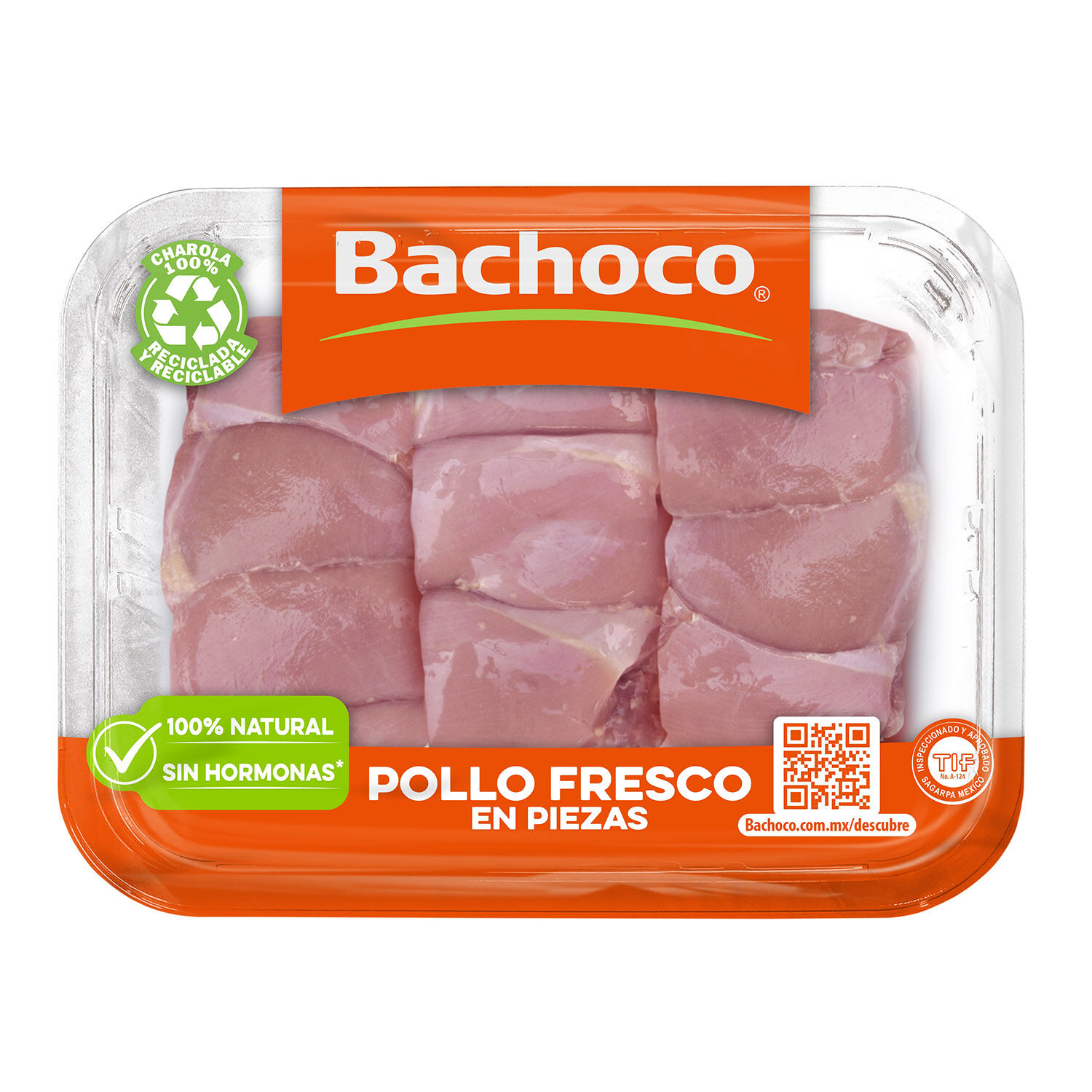 Muslo Deshuesado De Pollo Bachoco 1.0 Kg