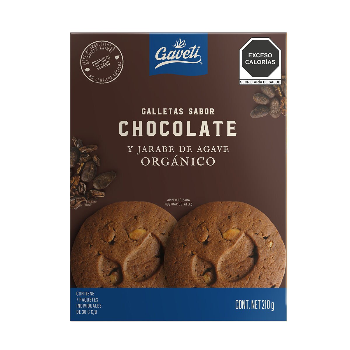Galletas Con Avena Sabor Chocolate Gaveti 210.0 Gr