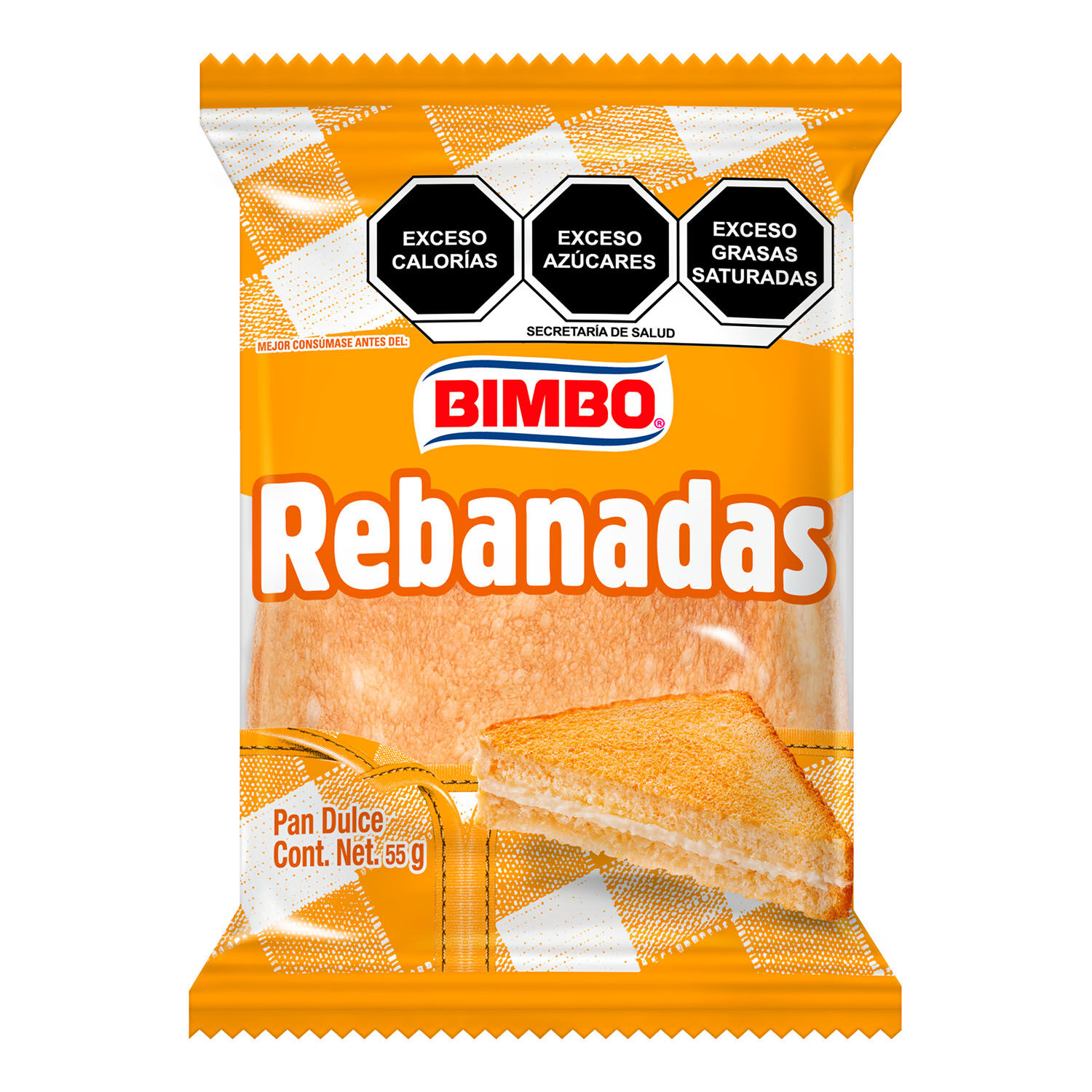 Rebanadas Vainilla Bimbo 55.0 Gr