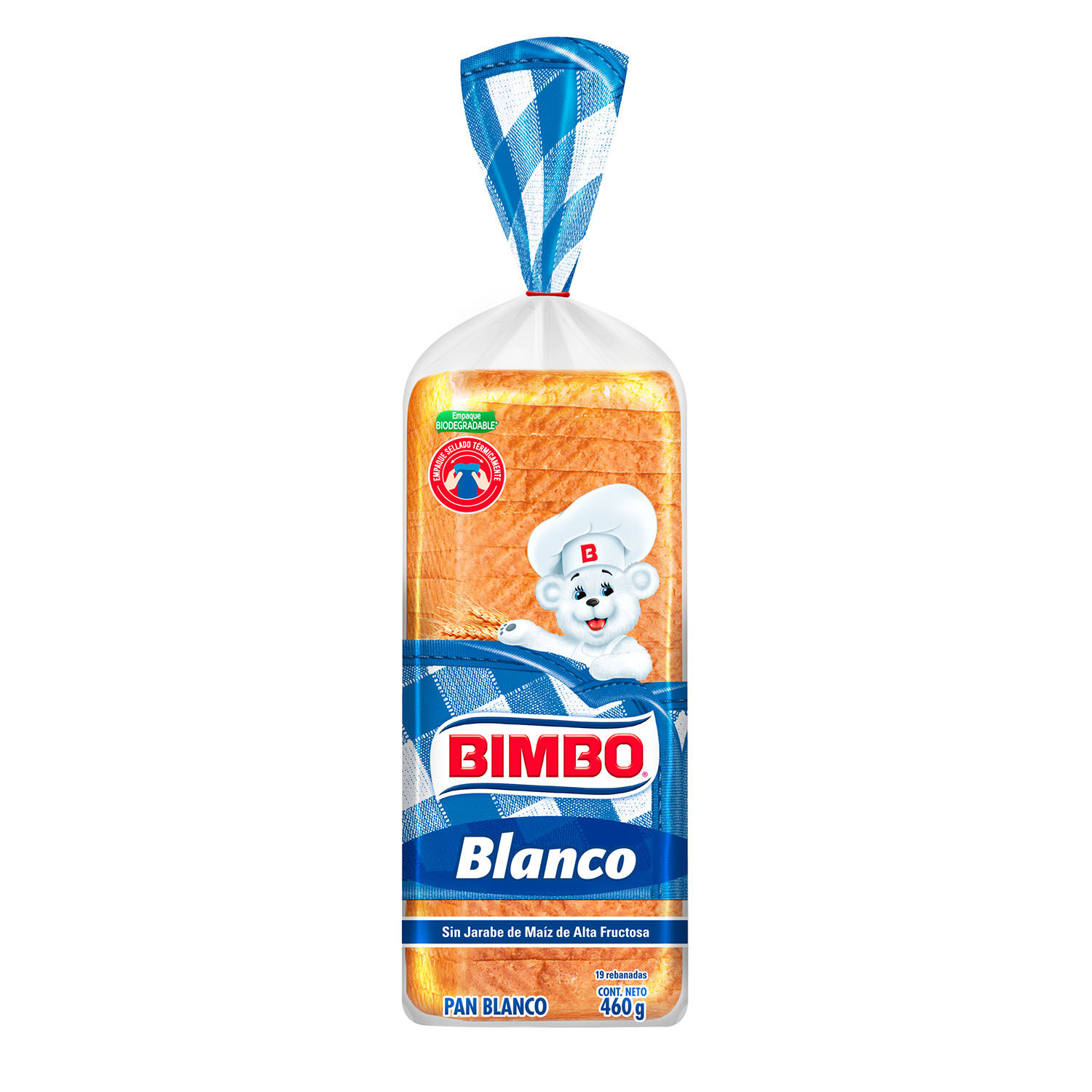 Pan De Barra Blanco Mediano Bimbo 460 Gr