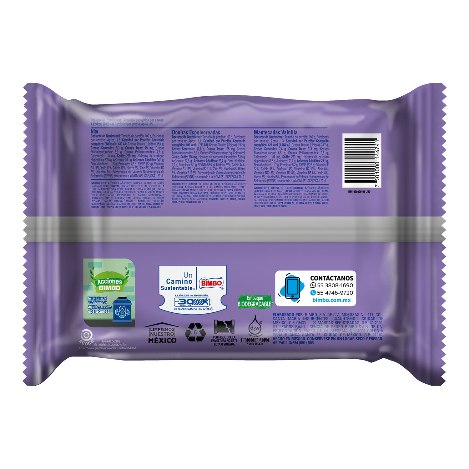 Bimbo Lunch Bimbo 354.0 Gr