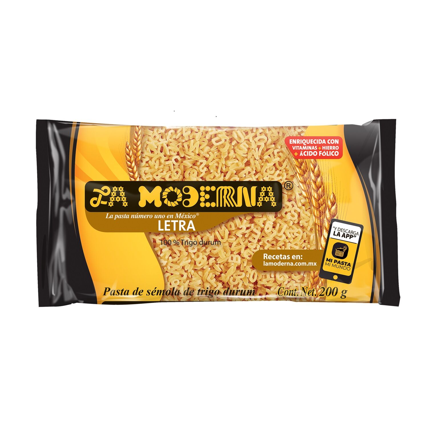 Sopa Letra La Moderna 200 Gr