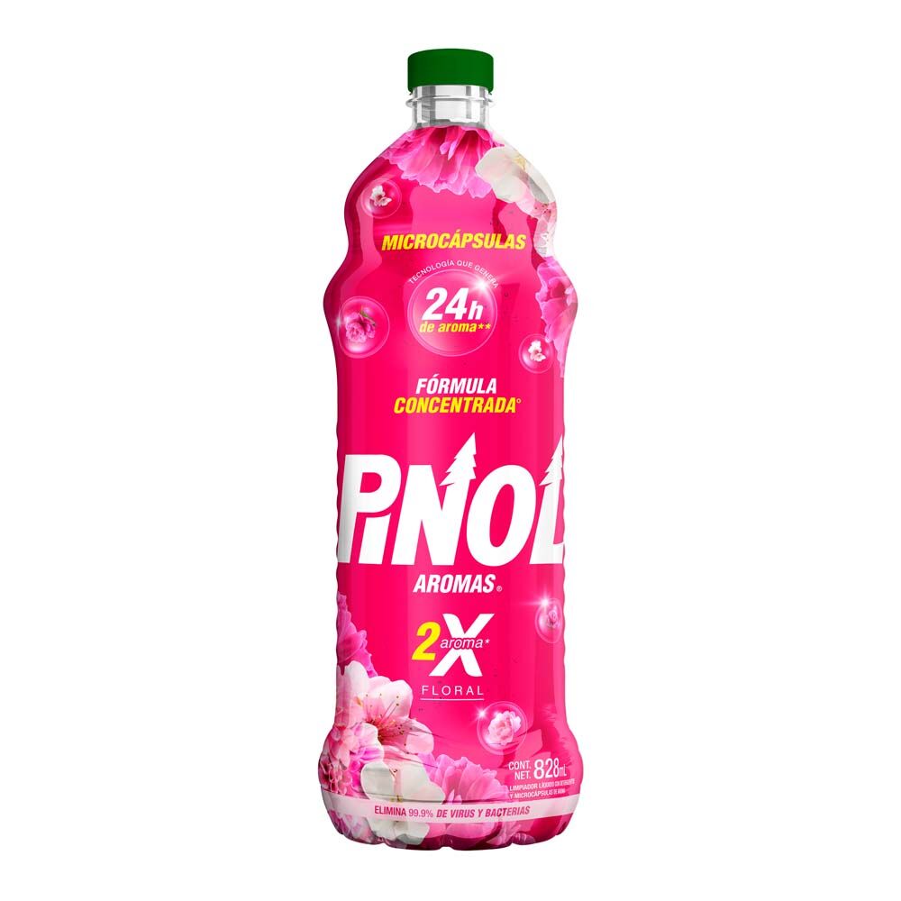 Limpiador Aroma Floral Pinol 828.0 Ml